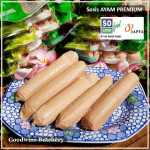 SoGood frozen sausage CHICKEN PREMIUM ORIGINAL So Good Food 6" 15cm 5pcs 300g